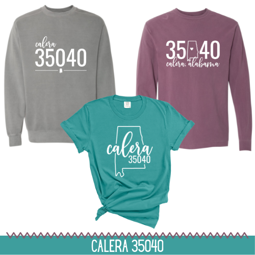 Calera Zip Code Shirts