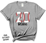 Baseball Numbers With Name