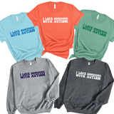 I Love Someone With Autism Wavy - Choose Your Colors