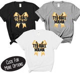 Mama With Bow Tee Ball