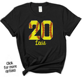 Softball Numbers With Name