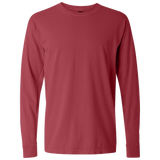 Comfort Colors Moody Zip Code 35004 With Line Underneath - Long Sleeve Shirt