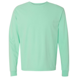 Comfort Colors Moody Zip Code 35004 With Line Underneath - Long Sleeve Shirt
