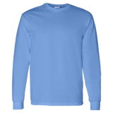 Gildan Alabaster Zip Code 35007 With Big State Outline - Long Sleeve Shirt