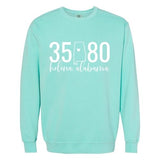 Comfort Colors Helena Zip Code 35080 With State Outline As Zero - Sweatshirt