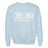 Comfort Colors Helena Zip Code 35080 With State Outline As Zero - Sweatshirt