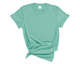 Comfort Colors Alabaster Zip Code 35007 With Big State Outline - Short Sleeve Shirt