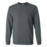 Gildan Alabaster Zip Code 35007 With Big State Outline - Long Sleeve Shirt