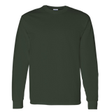 Gildan Alabaster Zip Code 35007 With Big State Outline - Long Sleeve Shirt