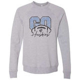 Go Huskies Leopard Football - Sweatshirt