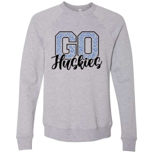 Go Huskies Leopard - Sweatshirt