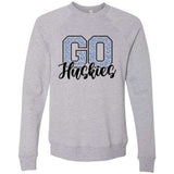Go Huskies Leopard - Sweatshirt
