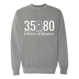 Comfort Colors Helena Zip Code 35080 With State Outline As Zero - Sweatshirt