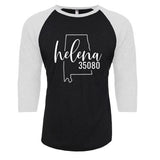 Helena Zip Code 35080 With Big State Outline - Raglan