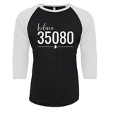 Helena Zip Code 35080 With Line Underneath - Raglan