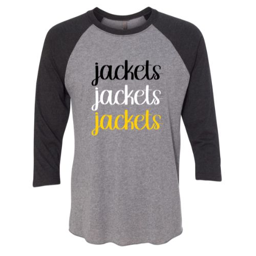 Jackets Cursive Times Three - Raglan