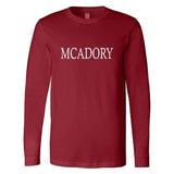 McAdory In All Caps - Long Sleeve Shirt