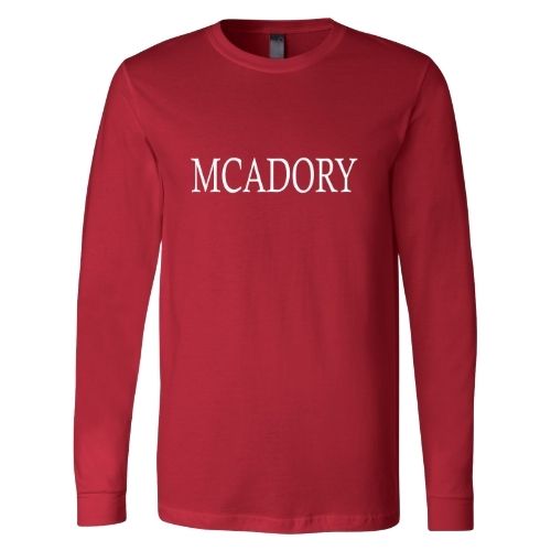McAdory In All Caps - Long Sleeve Shirt