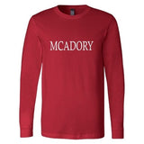 McAdory In All Caps - Long Sleeve Shirt