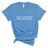 McAdory In All Caps - Short Sleeve Shirt