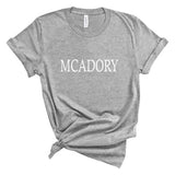McAdory In All Caps - Short Sleeve Shirt