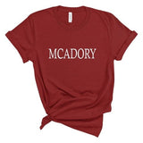 McAdory In All Caps - Short Sleeve Shirt