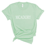 McAdory In All Caps - Short Sleeve Shirt