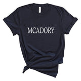 McAdory In All Caps - Short Sleeve Shirt