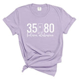 Comfort Colors Helena Zip Code 35080 With State Outline as Zero - Short Sleeve Shirt