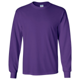 Gildan Alabaster Zip Code 35007 With Big State Outline - Long Sleeve Shirt