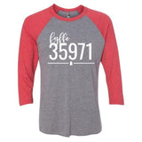 Fyffe Zip Code 35971 With Line Underneath - Raglan