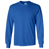 Gildan Alabaster Zip Code 35007 With Big State Outline - Long Sleeve Shirt