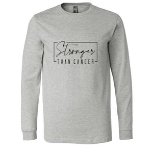 Stronger Than Cancer Box - Long Sleeve Shirt