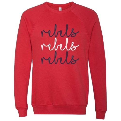 Rebels Cursive Times Three - Sweatshirt