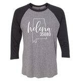 Helena Zip Code 35080 With Big State Outline - Raglan